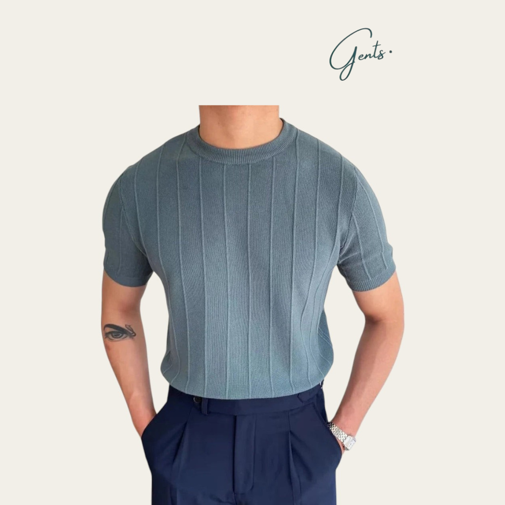 Das Whitmore I Cannes Ribbed T-Shirt