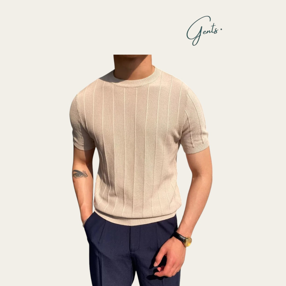 Das Whitmore I Cannes Ribbed T-Shirt