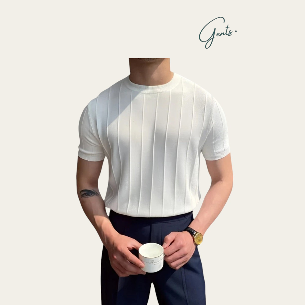 Das Whitmore I Cannes Ribbed T-Shirt